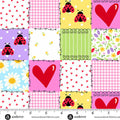 Little Ladies Picnic Patchwork 108 Blossom 108 Inch Wide Backing by Tami Jones for Andover Fabrics - 1/2 YARD