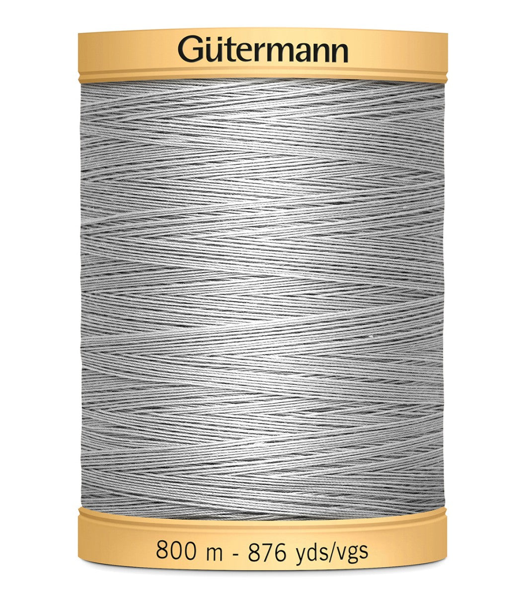 Gutermann Cotton 50wt 800m/876yd Thread - Tuskegee Gray
