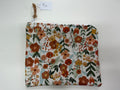 Boho Flower Small Keychain Zipper Pouch - Tiny Jungles