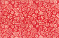 Enchanting Garden Overall Floral Lipstick Red by Banyan Batik for Northcott Fabrics - 1/2 YARD