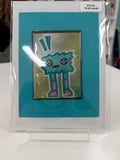 ACEO - Original Art Card -Boots! - by local artist eat0_0Cake - 2" X3"