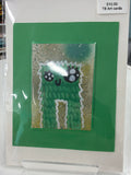 ACEO - Original Art Card - Furry Legs Monster - by local artist eat0_0Cake - 2" X3"