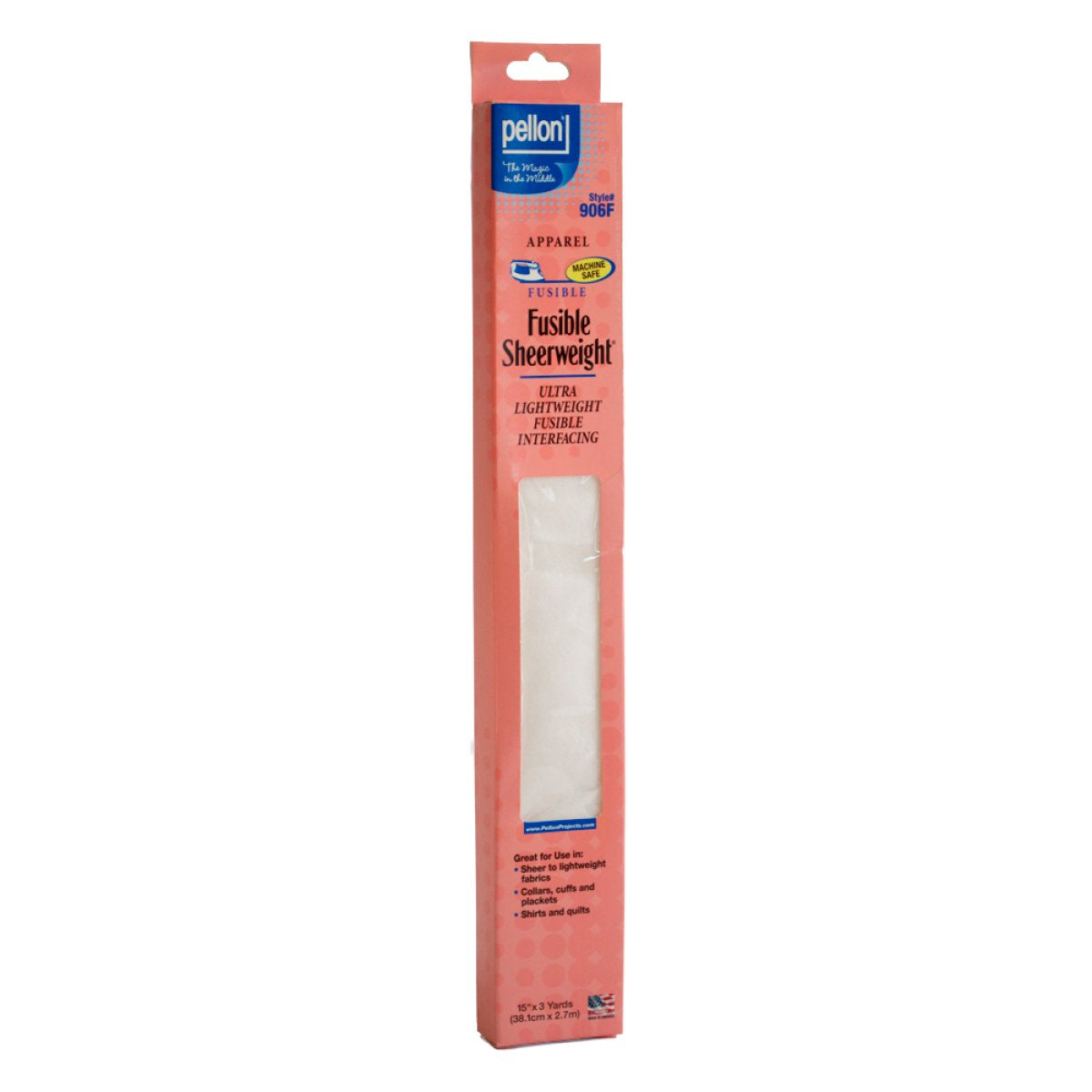 Fusible Sheer Weight Interfacing 15inX3yd