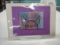 ACEO - Original Art Card - big horns - by local artist eat0_0Cake - 2" X 3"