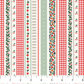 Cherry Orchard Stripes Red Multi fabric 91321-26