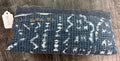 Take Note Zipper Pouch – Chambray Blue/Tan Grunge with denim accent