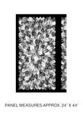 Midnight Paradise Panel Charcoal/Gray