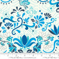 Land of Enchantment - Talavera Florals - Hacienda Blue