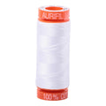 Aurifil 50wt Cotton Thread – White 2024 – 220 yd
