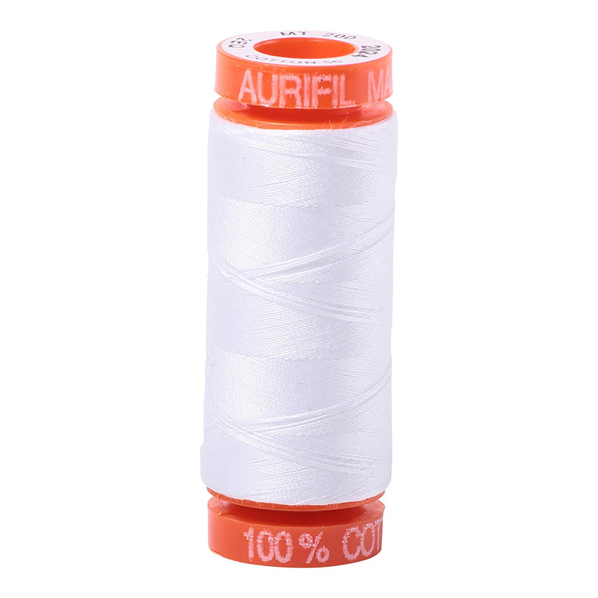 Aurifil 50wt Cotton Thread – White 2024 – 220 yd