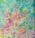 Bright GEO Pattern - Pastel- Batik - 1/2 Yard