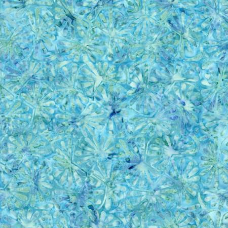 Tonga Batiks Juniper Horse Chestnut Leaves Mermaid- by Timeless Treasure -1/2 Yard