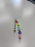 LUCKY Beaded Keychain- Tiny Jungles