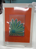 ACEO - Original Art Card - flower - by local artist eat0_0Cake - 2" X 3"