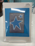 ACEO - Original Art Card - Blue Star - by local artist eat0_0Cake - 2" X3"