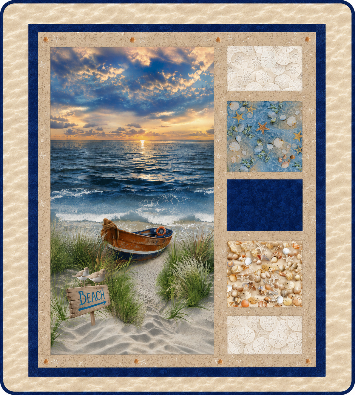 Costal Beach Panel for TTF - Panel 24"