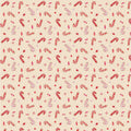 Ginger Cat Christmas Peppermint Candy Mix by BELLE HAUS for Timeless Treasures - 1/2 YARD