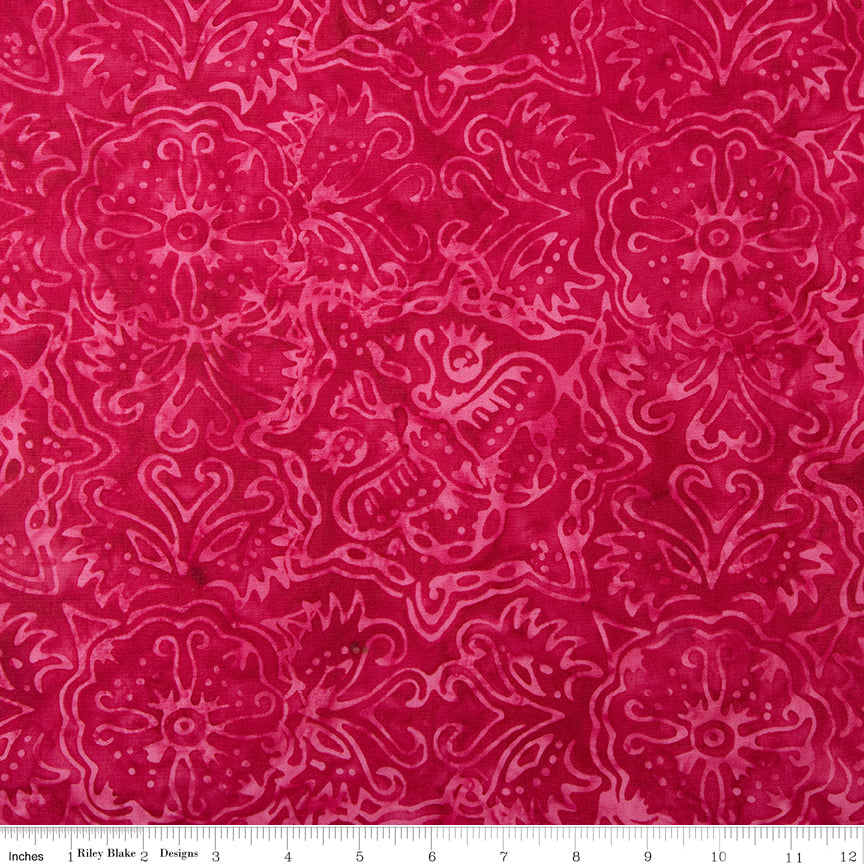 Batiks Elementals Rainbow Brights Punch for Riley Blake - 1/2 YARD