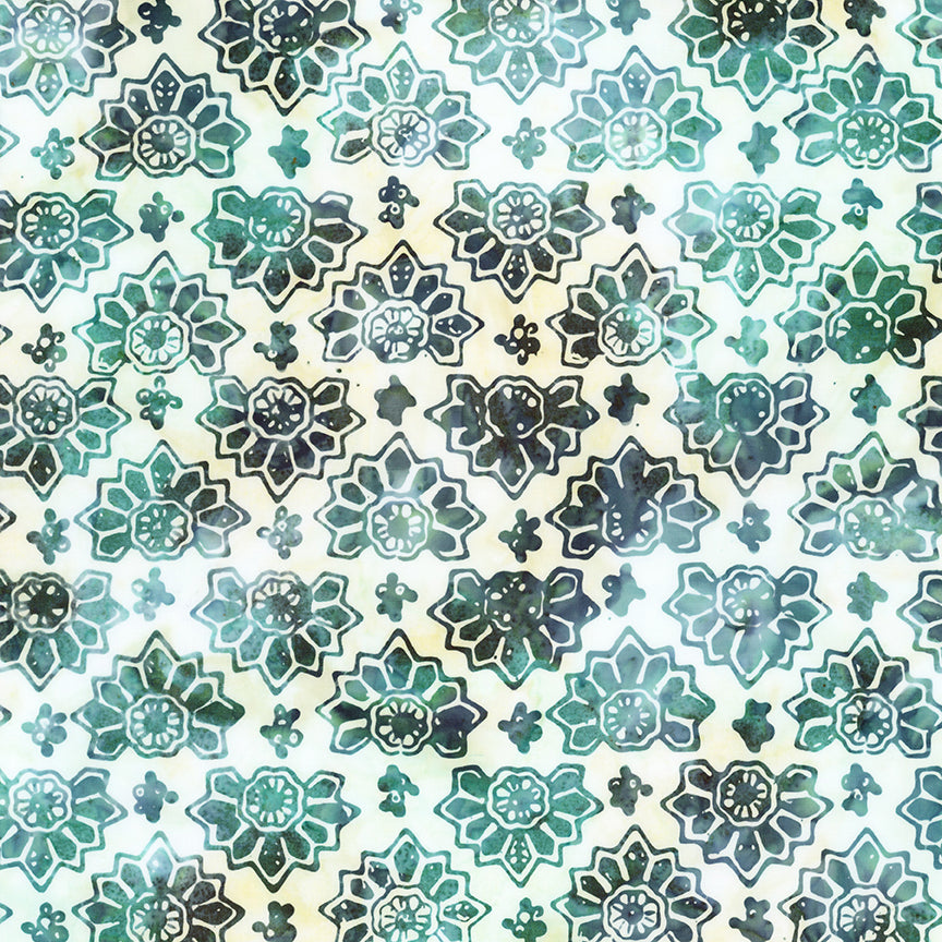 Batiks Kalinda Lagoon Beach by Pat Fryer for Riley Blake - 1/2 YARD
