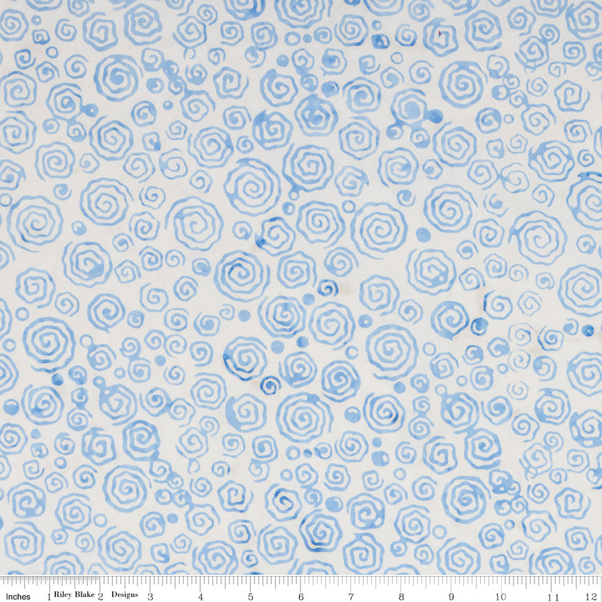 Batiks Expressions Little Boy Blue for Riley Blake - 1/2 YARD