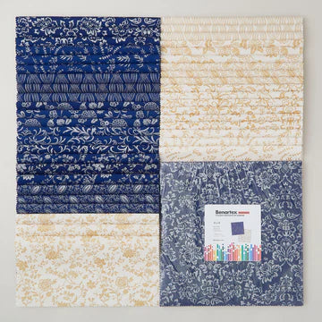 Elegant Keepsakes Metallic 10" Squares by Kanvas Studio for Benartex