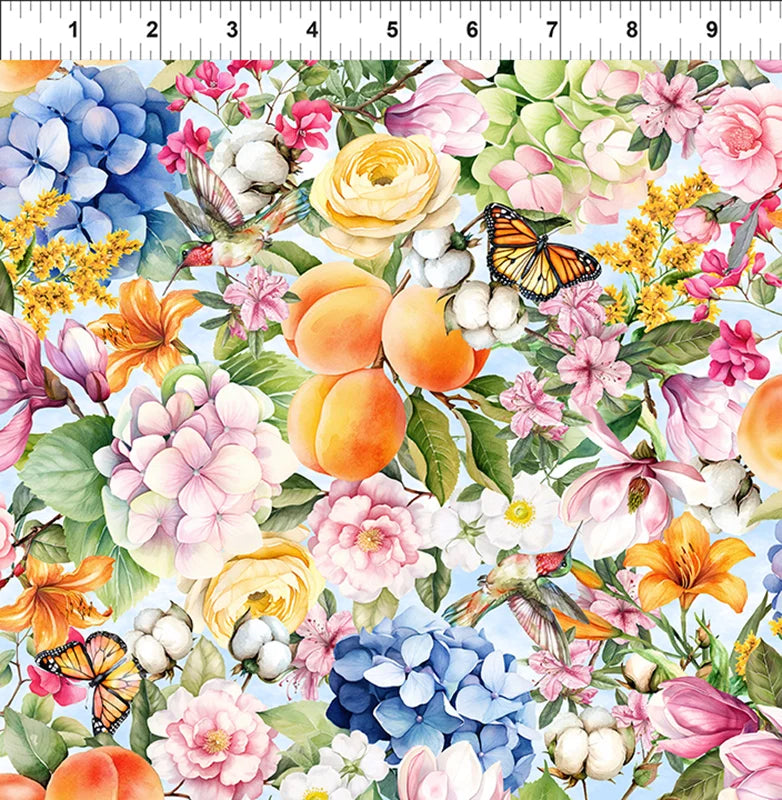 2026 All Southeast Shop Hop Bouquet Large Multi by In the Beginning Fabrics - 1/2 YARD