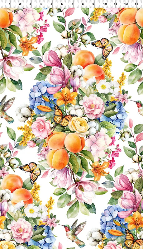 2026 All Southeast Shop Hop Bouquet Small Multi by In the Beginning Fabrics - 1/2 YARD