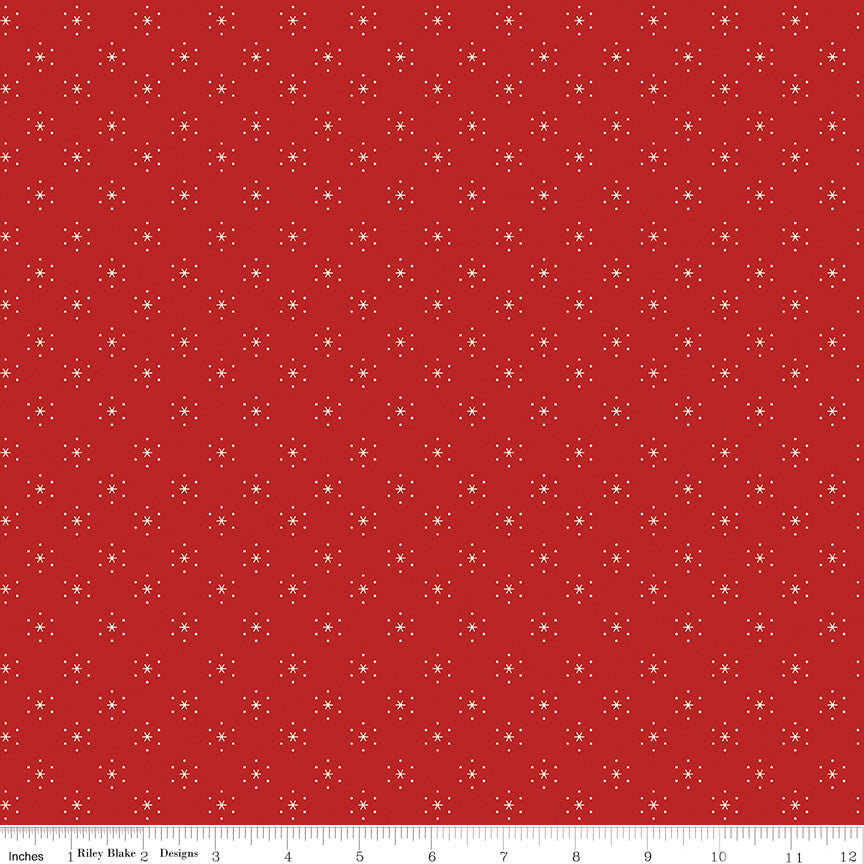 Americana Sparkle Schoolhouse by Lori Holt for Riley Blake Designs - 1/2 YARD