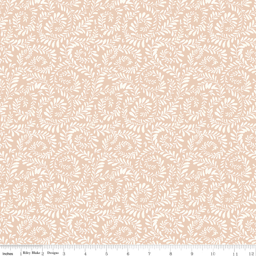 Sunflower Whispers Paisley - C16672-BLUSH- 1/2 YARD