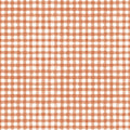 Sunflower Whispers Gingham C1674-Pumpkin - 1/2 YARD