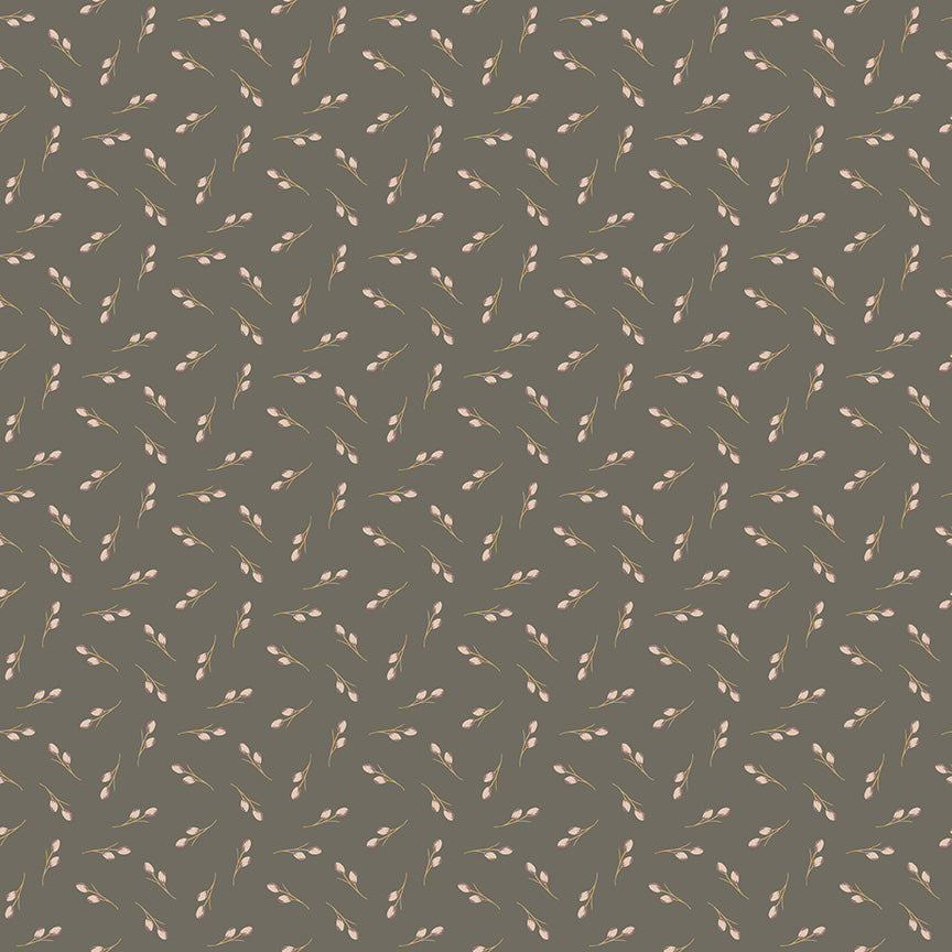 Threads of Grace - Toss Gray - by Kassidy Grace for Riley Blake - 1/2 YARD