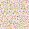 Hydrangeas in the Garden Tossed Floral Pink by Jennifer Bosworth for RBD - 1/2 YARD