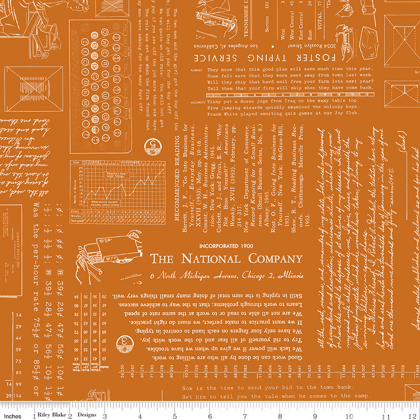 TYPE/ography Amber by Lori Holt for Riley Blake Designs - 1/2 YARD