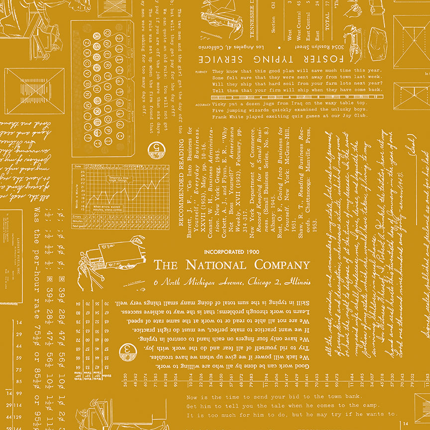 TYPE/ography Cider by Lori Holt for Riley Blake Designs - 1/2 YARD