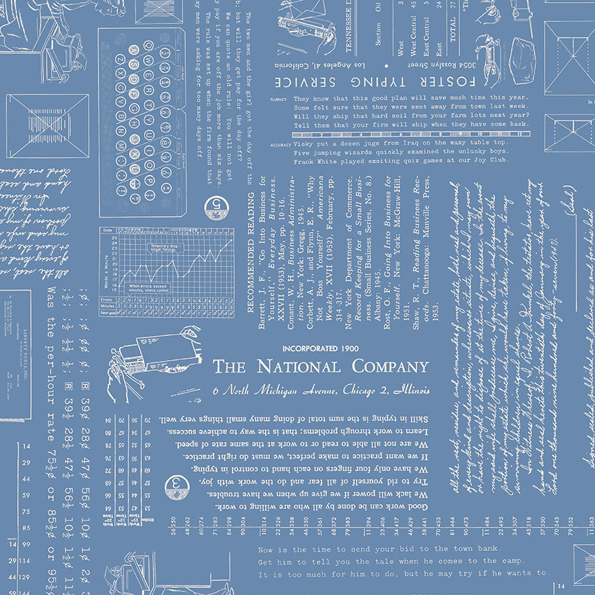 TYPE/ography Dusk by Lori Holt for Riley Blake Designs - 1/2 YARD