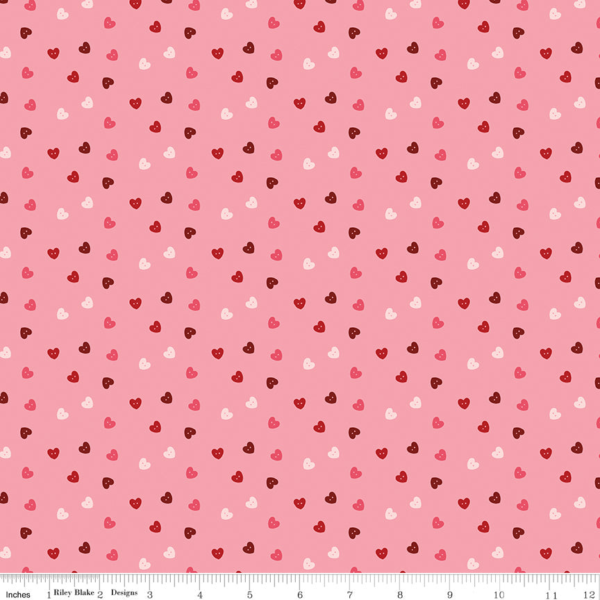Sew in Love Hearts Rose by Dani Mogstad for Riley Blake Designs - 1/2 YARD
