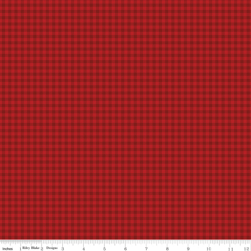 Sew in Love Gingham Red by Dani Mogstad for Riley Blake Designs - 1/2 YARD