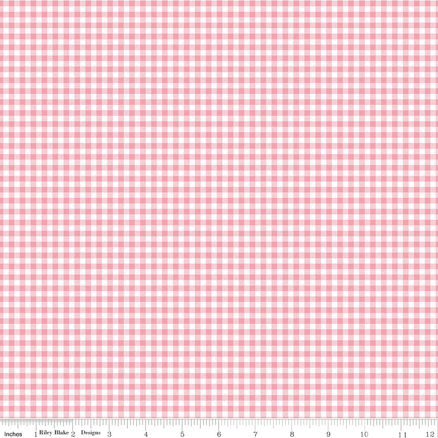 Sew in Love Gingham Rose by Dani Mogstad for Riley Blake Designs - 1/2 YARD