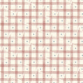 American Honor Plaid Cream by Vicki Gifford for RBD - 1/2 YARD
