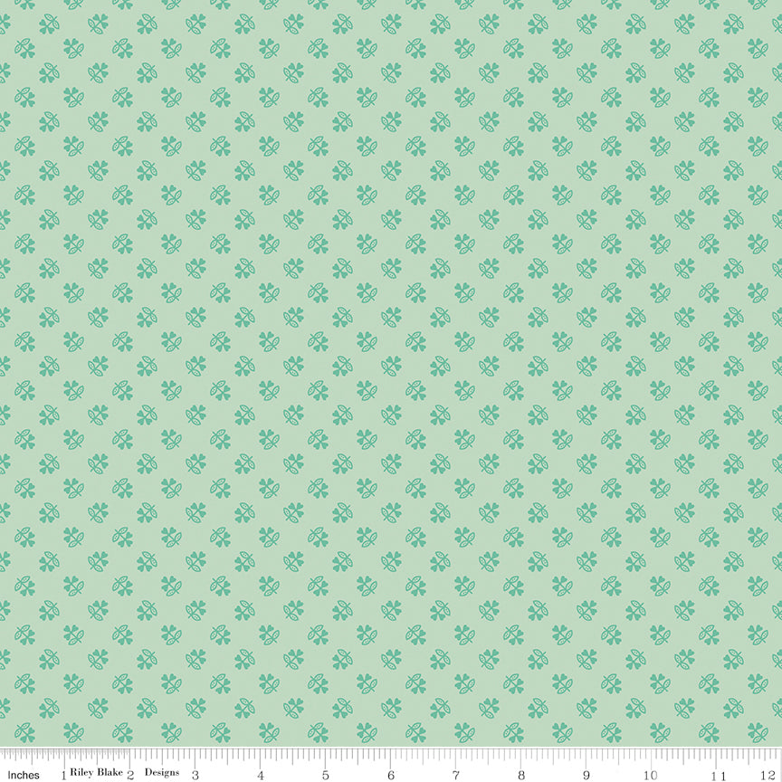 Farmer's Daughter - Clover Sage - by Lori Holt for Riley Blake Designs - 1/2 YARD