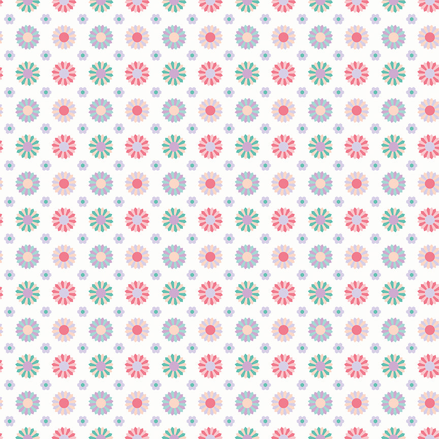 Patchwork Dresden Cream by Liza Taylor for Riley Blake Designs - 1/2 YARD