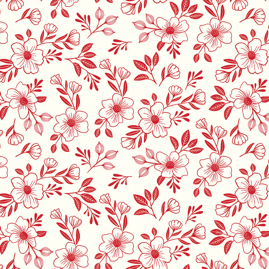 Radiant Ruby Fat Quarter Bundle - by Dani Mogstad for Riley Blake Designs - 6 FQ's
