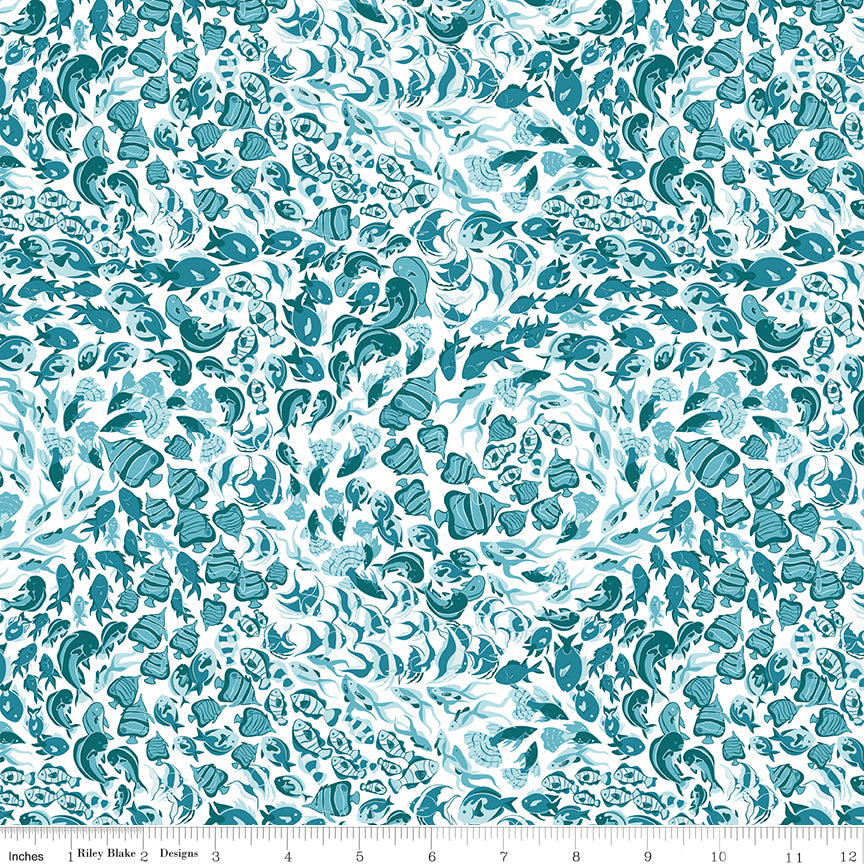 Reef - 6 piece Fat Quarter Bundle - by Corrine Wells for Riley Blake Designs FQB