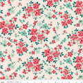 Berry & Sage - Floral Latte - by Lori Holt for Riley Blake Designs - 1/2 YARD