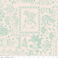 Berry & Sage - Embroidery Latte - by Lori Holt for Riley Blake Designs - 1/2 YARD