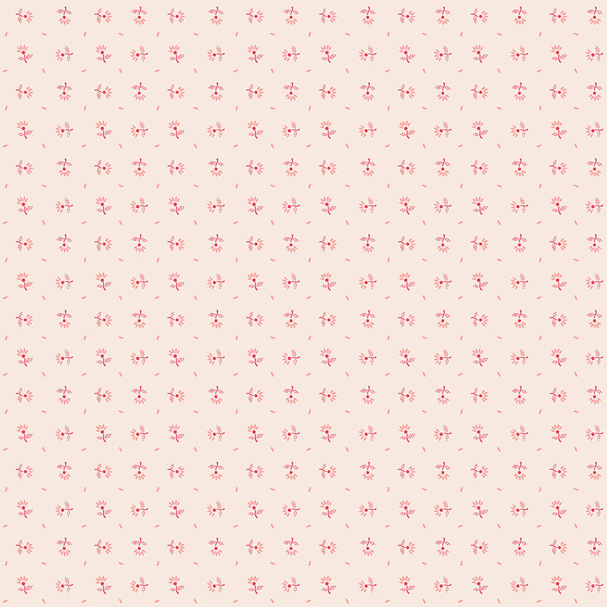 Berry & Sage - Blooms Latte - by Lori Holt for Riley Blake Designs - 1/2 YARD