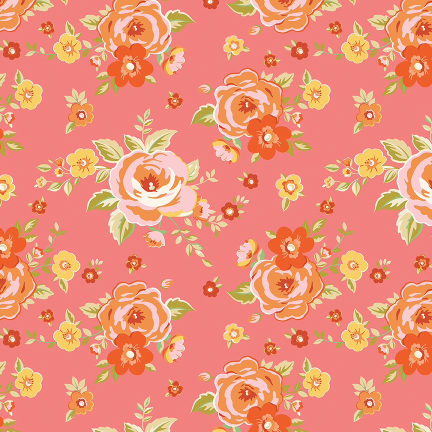 Peach Cobbler by Lily Ashbury for Riley Blake Designs - 5 FQ's