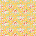 Peach Cobbler Posy Yellow by Lily Ashbury for Riley Blake Designs - 1/2 YARD