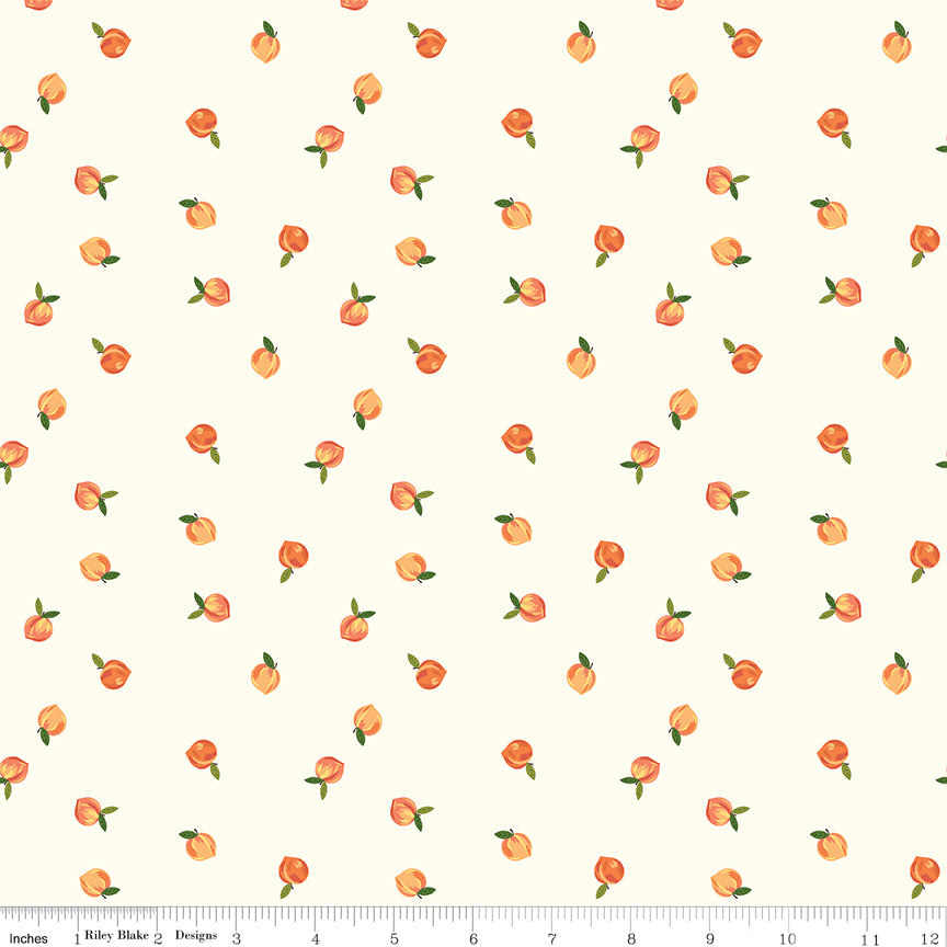Southern Charm Peaches Cloud - Cloud for Riley Blake Designs - 1/2 Yard