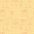Southern Charm Text Yellow for Riley Blake Designs - 1/2 Yard